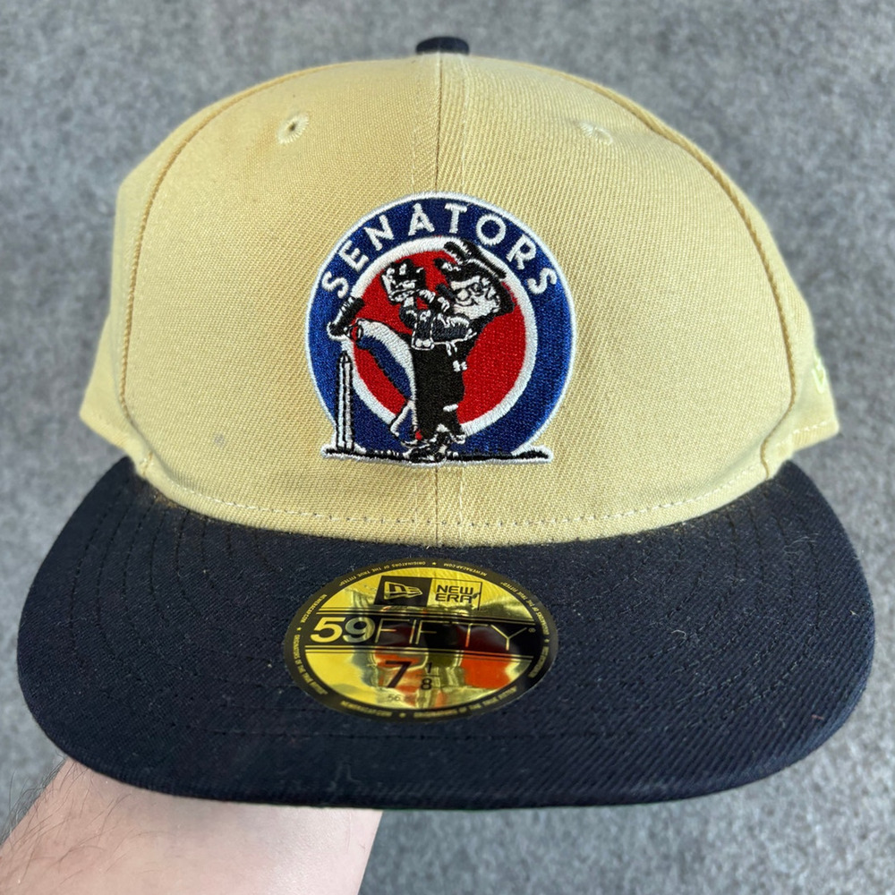 MLB Washington Senators Hat Cap Cooperstown New Era 59Fifty Fitted 7 1/8 NWT